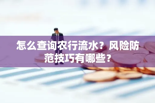 怎么查询农行流水？风险防范技巧有哪些？