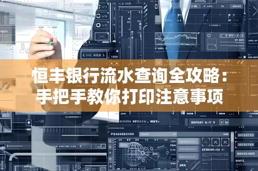 恒丰银行流水查询全攻略：手把手教你打印注意事项