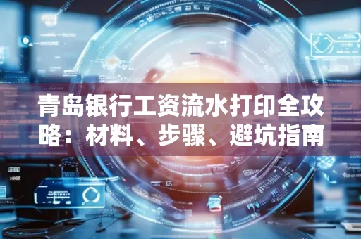 青岛银行工资流水打印全攻略：材料、步骤、避坑指南