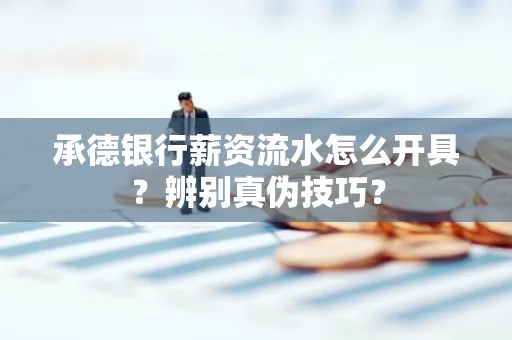承德银行薪资流水怎么开具？辨别真伪技巧？