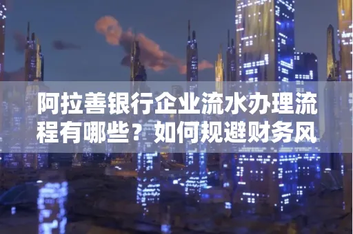 阿拉善银行企业流水办理流程有哪些？如何规避财务风险提升效率？
